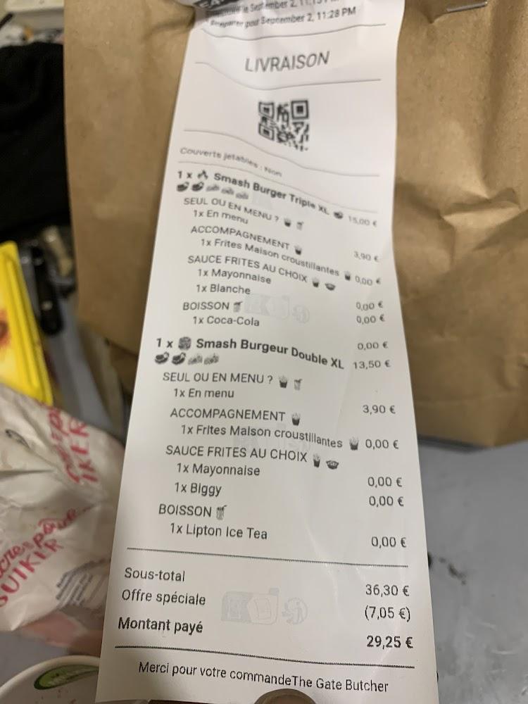 THE GATE BUTCHER - Menu Image 1